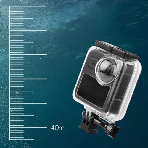 Waterproof Housing Diving Floating Rod Buoyancy Stick for GoPro MAX Camera Accessories 40M Underwater Waterproof Protective Case