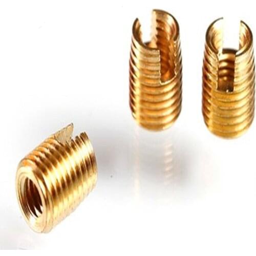 302 type self tapping screw sleeve screw sleeve slotted thread protective sleeve bushing m2.5/m3/m5/m8/m10/m16 SCREWS