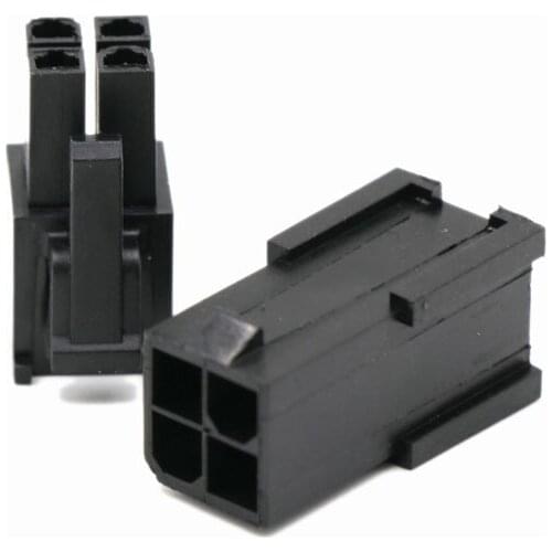 Angitu 4.2mm 4pin ATX Male Female Connector Housing Cable Connectors-5 sets