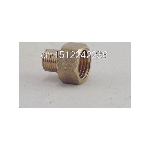 5PCS Brass 1/4" Male x 3/8" BSP Female Adapter Reducer
