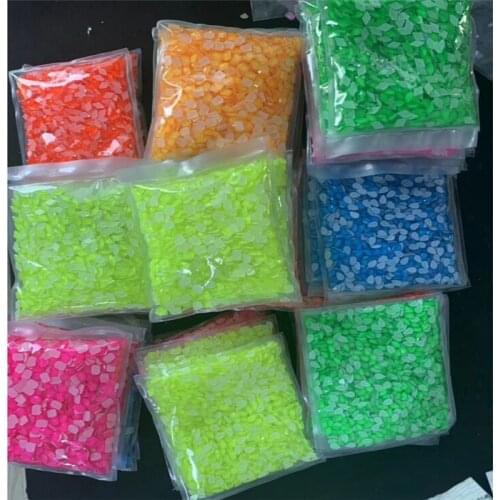 500pcs Wholesale Supply -Flatback Glass Glow -In -Dark Nail Rhinestones For Nails Art Decorations Crystal Glass Stone Manicure
