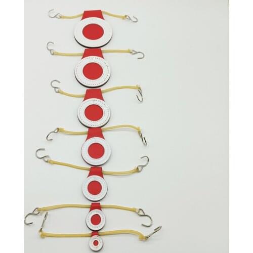 7Pcs/Set Hunting Training Target Markers Round Bullseye Reset Spinner Targets Slingshot Target Aiming Practice