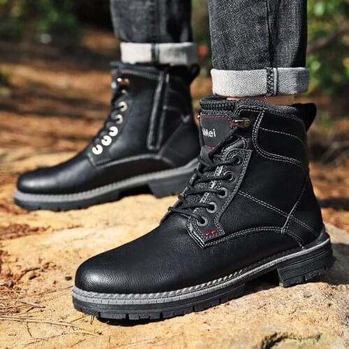 Altos home altas Casual shoe for boots tenis causal invierno high zapatos hot men handmade outdoor leather wear fashion casual