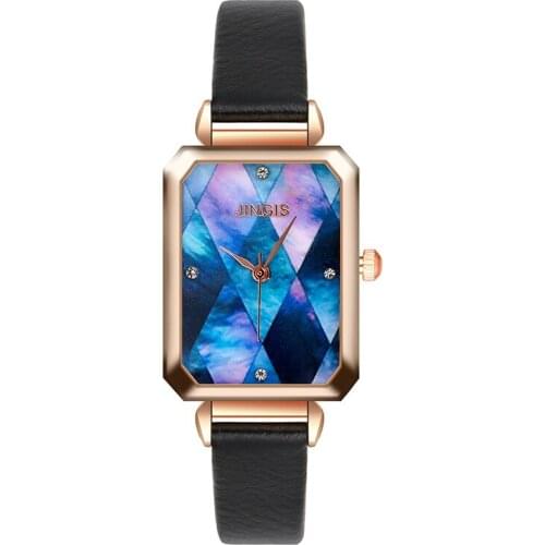 New Fashion Women Watches Luxury Famous Brand Ladies Leather Strap Rectangle Quartz Watch Women Dress Watches Relogio Feminino