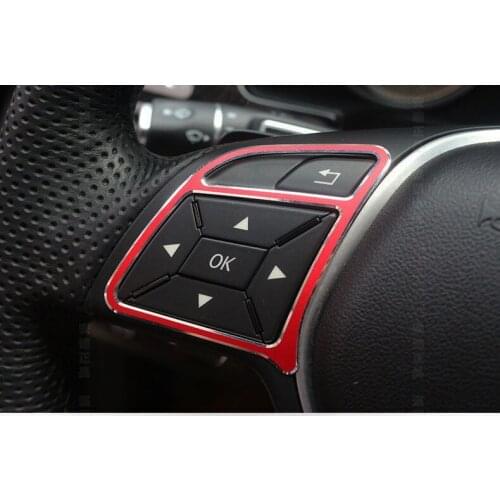 For Mercedes Benz E-class/GLK-class Car Steering wheel buttons decorative sequins