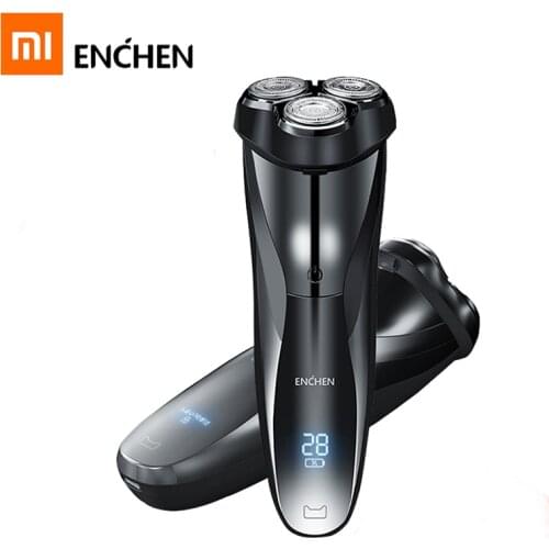 ENCHEN Blackstone 3D Electric Shaver Razor For Men IPX7 Waterproof Wet & Dry Dual Use LCD Display Face Beard Shaving Razor