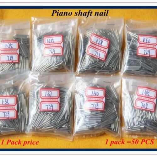 Piano tuning maintenance tools - Piano shinda needle, Piano shaft nail, 1.225--1.40 model, 1 pack =50Pcs - Piano parts