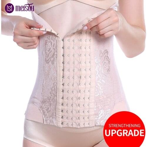 Meisou 2019 Waist Trainer Body Shaper Women Shapers Corset Shaper Shapewear Slimming Belt Slimming Belt Modeling Strap Shaper