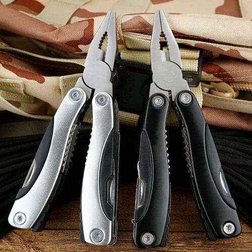 Multi-function Folding Pliers Multi-purpose Combined Pincers Knives Portable Folding Plier Outdoor Camping EDC Self-defense Tool