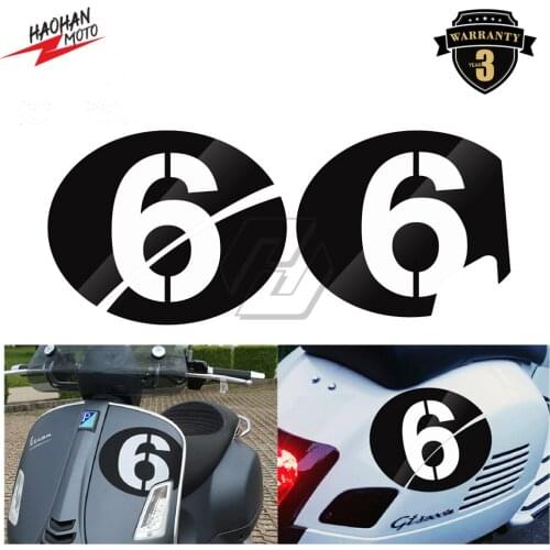 For Piaggio Vespa Series 2 Sei Giorni GTV 300 Motorcycle Decals Number 6