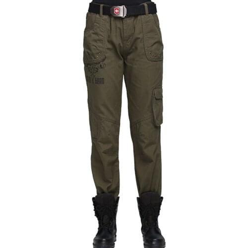 2019 New Outdoor Military Womens Tactical Pant Multi-pocket Cotton Casual Pants Trekking Camping Climbing Hunting Sports Pants