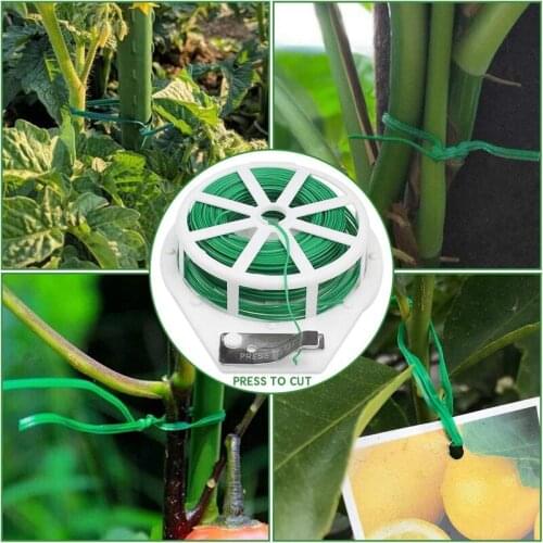 2Pcs Polyester Plant Support Vine Climbing Outdoor Growth Net 5 x 30 Feet Plant Trellis Netting with 164 Feet Twist Tie