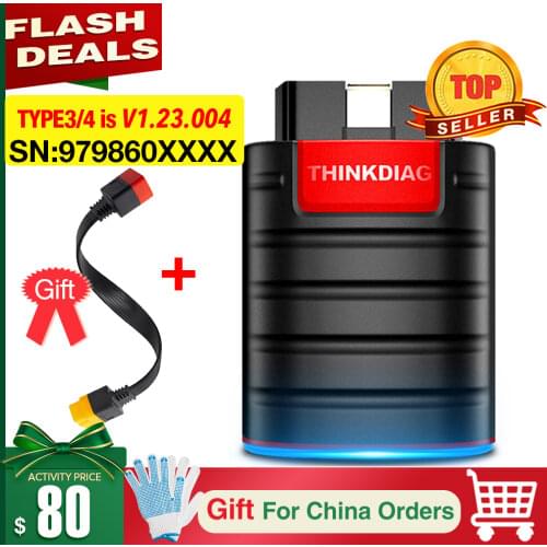 Old boot chip Thinkdiag full system OBD2 Scanner Diagnostic Tool OBDII Code Reader 15 reset functions PK Launch easydiag golo