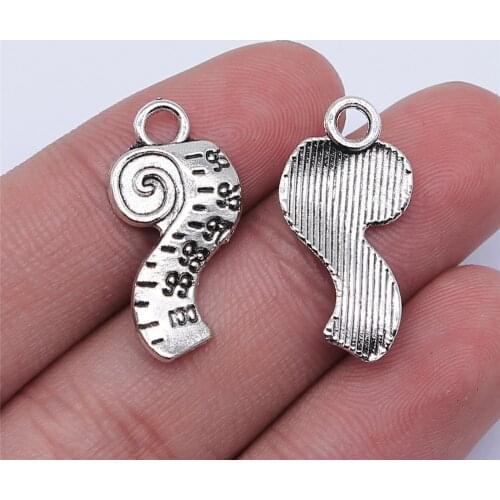 Tristana 40pcs 25x13mm Antique Silver Color Tape Measure Charms Pendant For Jewelry Making DIY Jewelry Findings