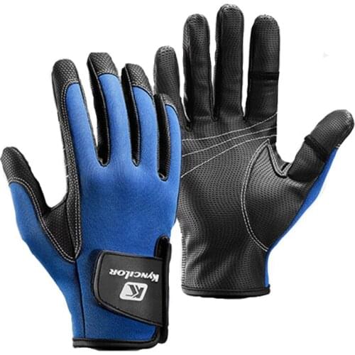 Outdoor Mens And Womens Sports Non-Slip Cycling Two-Finger Fishing Warm Gloves Manufacturers Wholesale Custom