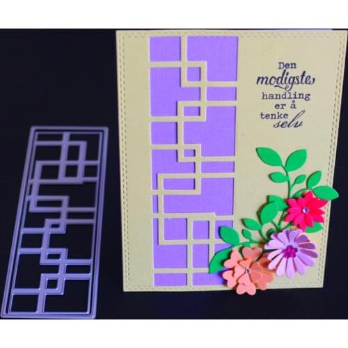 YINISE Metal Cutting Dies For Scrapbooking Stencils BACKGROUND DIY CUT Album Cards Decoration Embossing Folder Craft Die Cuts