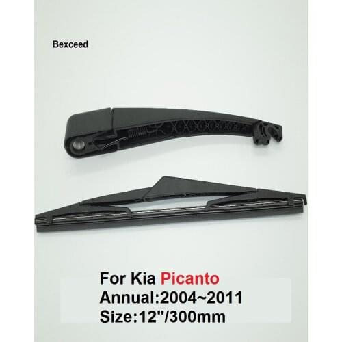 Rear Wiper Blade for Kia Picanto 12"/305mm Essuie Glaces Bexceed of Rear Window Windshield 2004 2005 2006 2007 2008 2009 2010