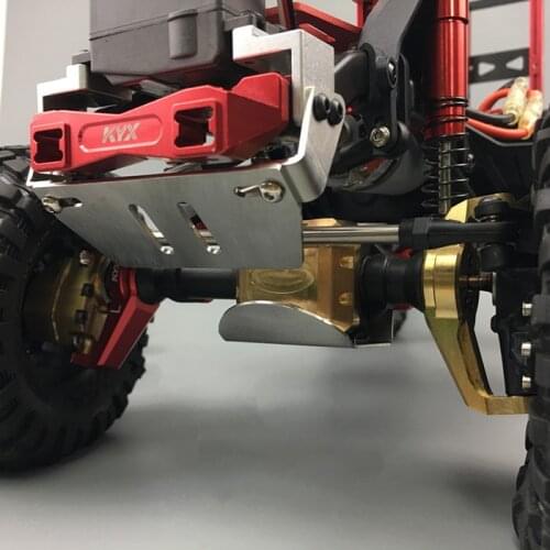 Stainless steel chassis protection axle armor skid plate For 1/10 TRAXXAS Trx-4 Rc Crawler Car Part