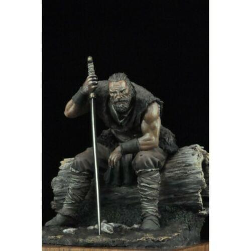 1/24 70mm ancient man officer Warrior (WITH BASE ) Resin figure Model kits Miniature gk Unassembly Unpainted