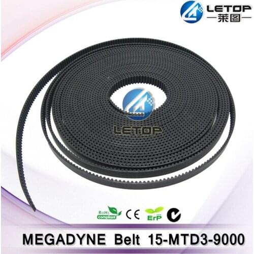 15-MTD3-9000 black megadyne belt for inkjet printer