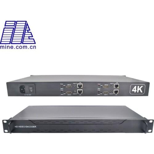 4 Channel 4K Hevc H265 Rack Mounted HDMI IPTV Hardware Encoder