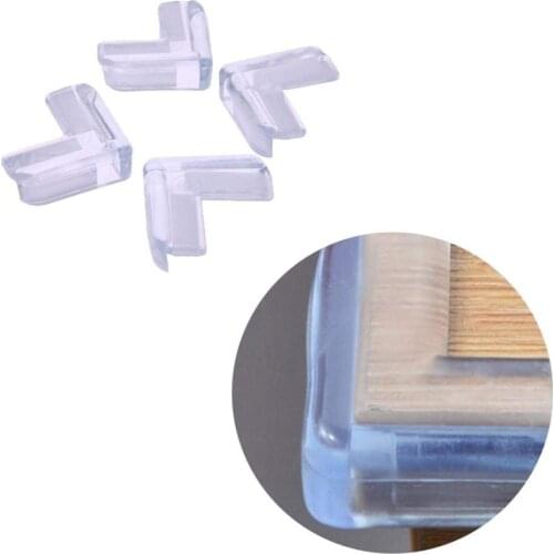 4PCS/Set Clear Child Baby Safety PVC Protector Table Corner Edge Protection Cover Children Anticollision Edge & Guards