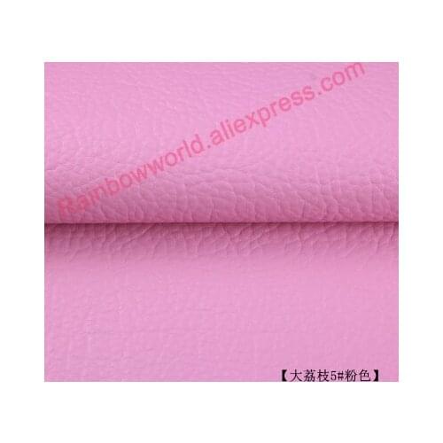 5# pink Giant Pebble PU Leather fabric like leechee for DIY sewing table shoe bed (50*69cm/piece)