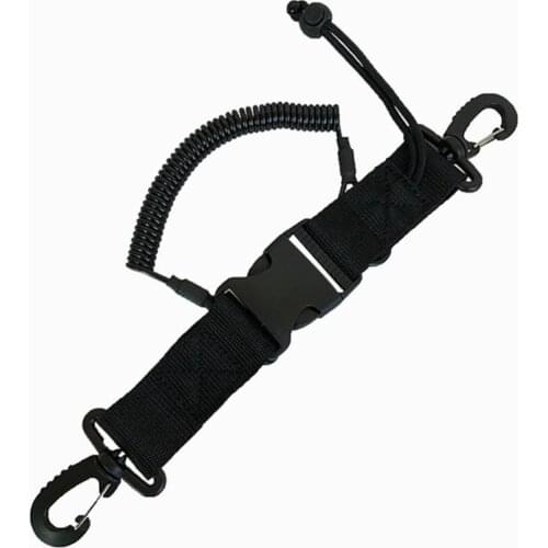 80%HOTOutdoor Diving Camera Quick Release Buckle Anti-lost Spiral Spring Coil Lanyard