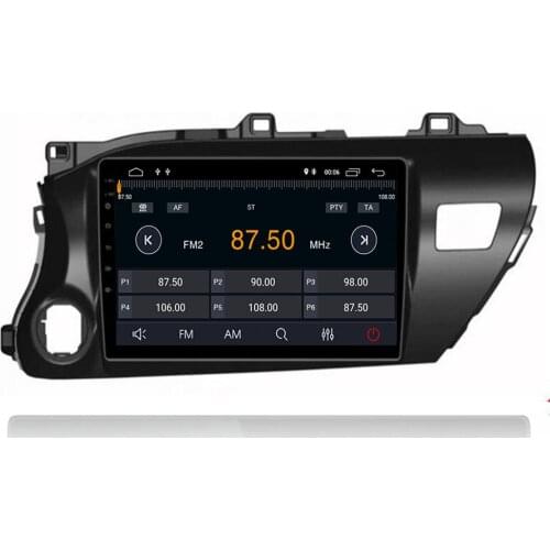 Android9 Big Screen Car DVD Player Autoradio for Toyota Hilux 2016-2019 Car GPS Navigation Stereo Radio Vedio Bluetooth Headunit