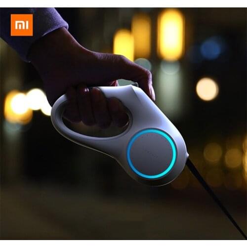 Xiaomi PETKIT Automatic Telescopic Dog Leash Dog Chain Small Medium Dog Leads 4.5m Headlamp Retractable Glow In Dark Dog