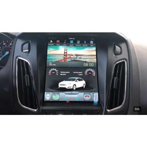 10.4" tesla style vertical screen Car stereo GPS navigation for ford Focus 2012-2018 car multimedia navigation player for ford