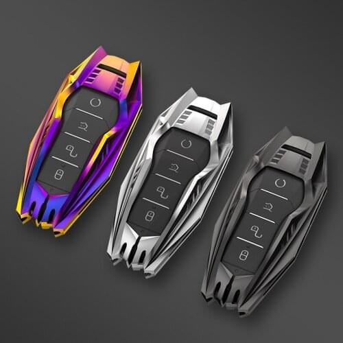 Mecha Car key case key cover Car Key Cover Case for BYD Song Pro Qin Pro Tang car accessories for girls key chains