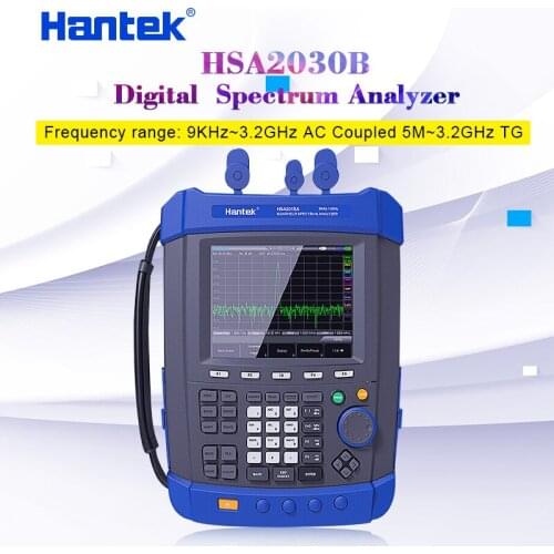 Hantek HSA2030B Digital Spectrum Analyzer Optimal sensitivity -161dB 9KHz~3GHz AC Coupled 5M~3GHz TG frequency spectrograph