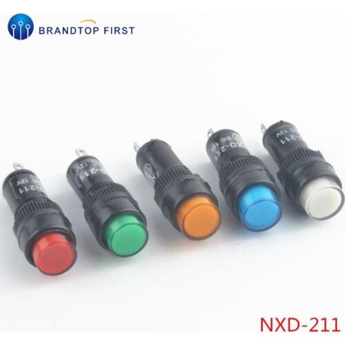 NXD-211 10mm Indicator pilot light often work with push button switch