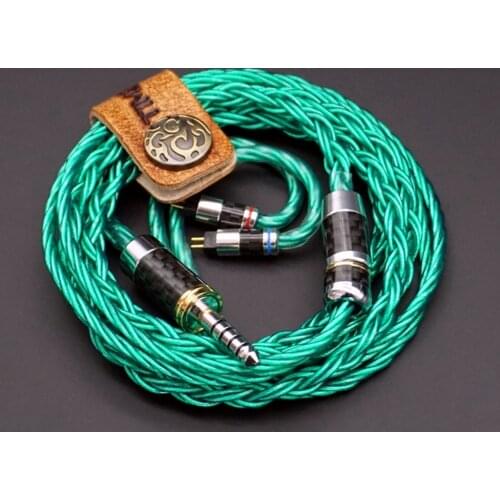 FENGRU Bird Ling 8 Core Litz UPOCC Copper Silver 27AWG 2Pin MMCX QDC A2DC Earphone Upgrade Cable for se846 t9ie ASX AS16 S8 KXXS