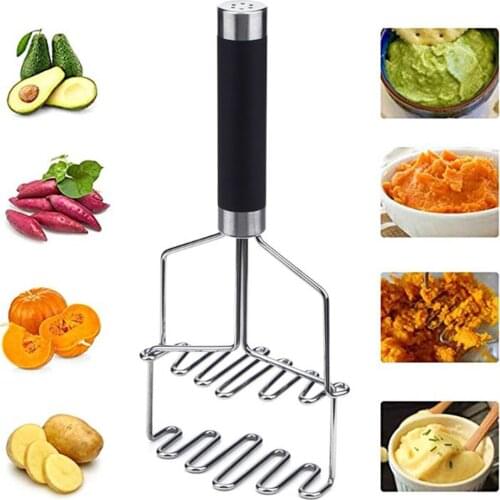 Potato Masher Multi-Purpose Stainless Steel Cooking Masher Kitchen Masher Creative Fruit Vegetable Baking Tools For Home Kitchen