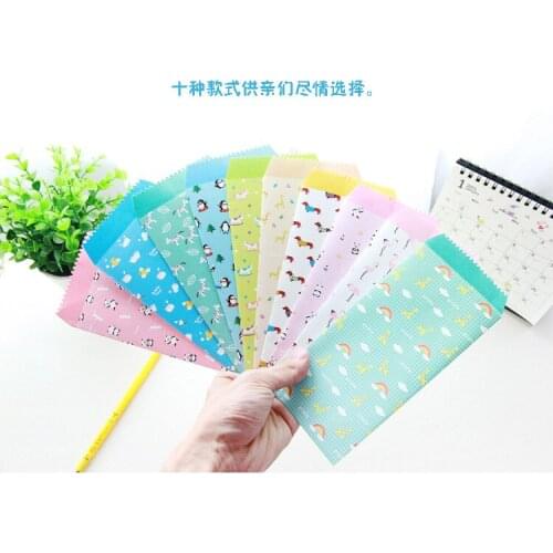 10pcs/lot lovely animals envelopes For Card Scrapbooking Gift for Wedding Letter Invitations papelaria