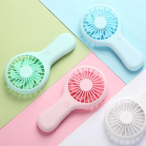 USB Mini Wind Power Handheld Fan Ultra-quiet And Convenient Fan High Quality Portable Student Office Cute Small Cooling Fans