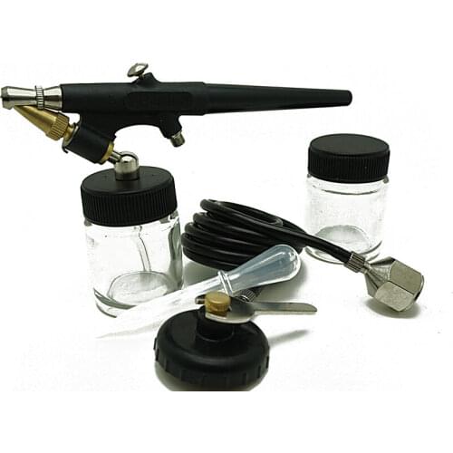 Hot Air Brush Kit Hobby Airbrush Spray Gun Tool Car Model Paint Set Airbrushing