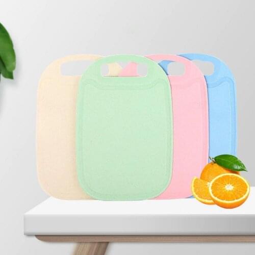 Chopping Block Food Grade Non-Slip 4 Colors Kitchen Cutting Board for Kitchen