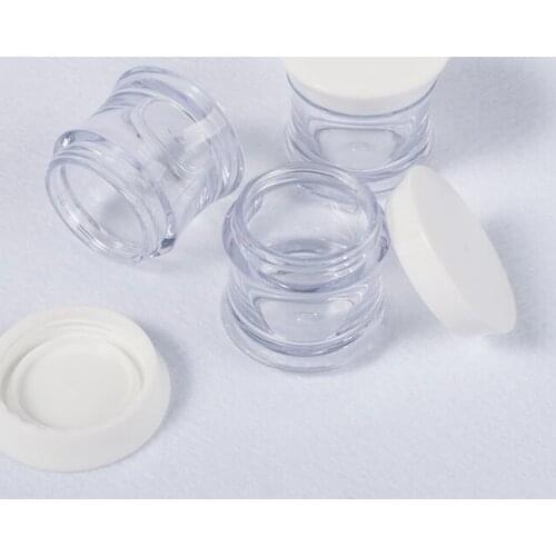 New arrival! 30g Luxury Empty Acrylic Cream Container Eye Cream Sample Cosmetic Jar Bottle Cosmetics Packaging Pot 30PCS