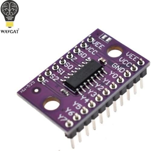 WAVGAT official 74HC4051 CD4051 single 8-channel digitally controlled electronic switch Multiplexers