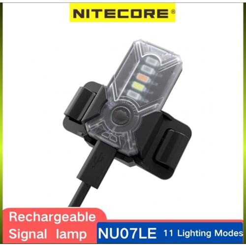 NITECORE NU07LE Headlamp Rechargeable ARC Rail Adapter Law Enforcement Verison Multi-light Source11 Lighting Modes Headlight