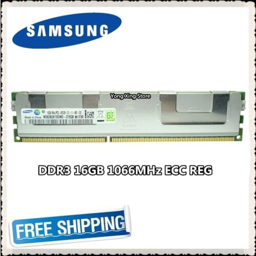 Samsung server memory DDR3 16GB 32GB 1066MHz ECC REG Register DIMM PC3-8500R RAM 240pin 8500 16G 4Rx4 X79