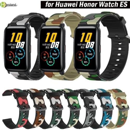 Silicone 20mm 22mm Watchstrap Band for Huawei Honor Watch ES Smart Wristband For Xiaomi Haylou LS02 bracelet Wriststrap