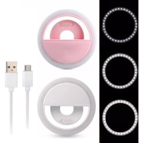 Led Selfie Ring Light Novelty Makeup Lightings Led Selfie Lamp Mobile Phones Photo Night Light Led Mirror Neon Sign Selfie Ring