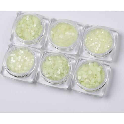 Luminous Sequins Glow In the Dark Glitters Resin Jewelry Findings Nail Art Craft 40GB