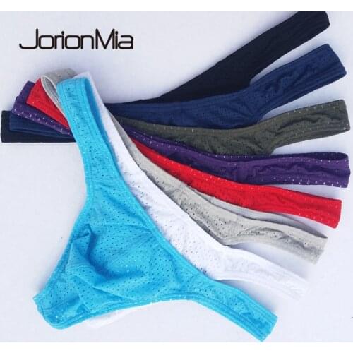5 Mens G Strings 2018 New Sexy Low Rise Mens Thong Breathable Erotic Penis Pouch Panties Bikini Briefs Jockstrap Men Cueca C406