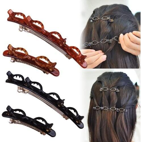 Punk Gothic Hair Styling Twist Clip Hairstyle Hairpin Hair Accessories Hairband Hairpins Women Barrette Braid Headband 2
