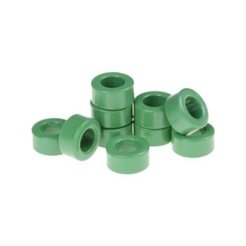 10 Pcs Inductor Coils Green Toroid Ferrite Cores 10mm x 6mm x 5mm Wholesale